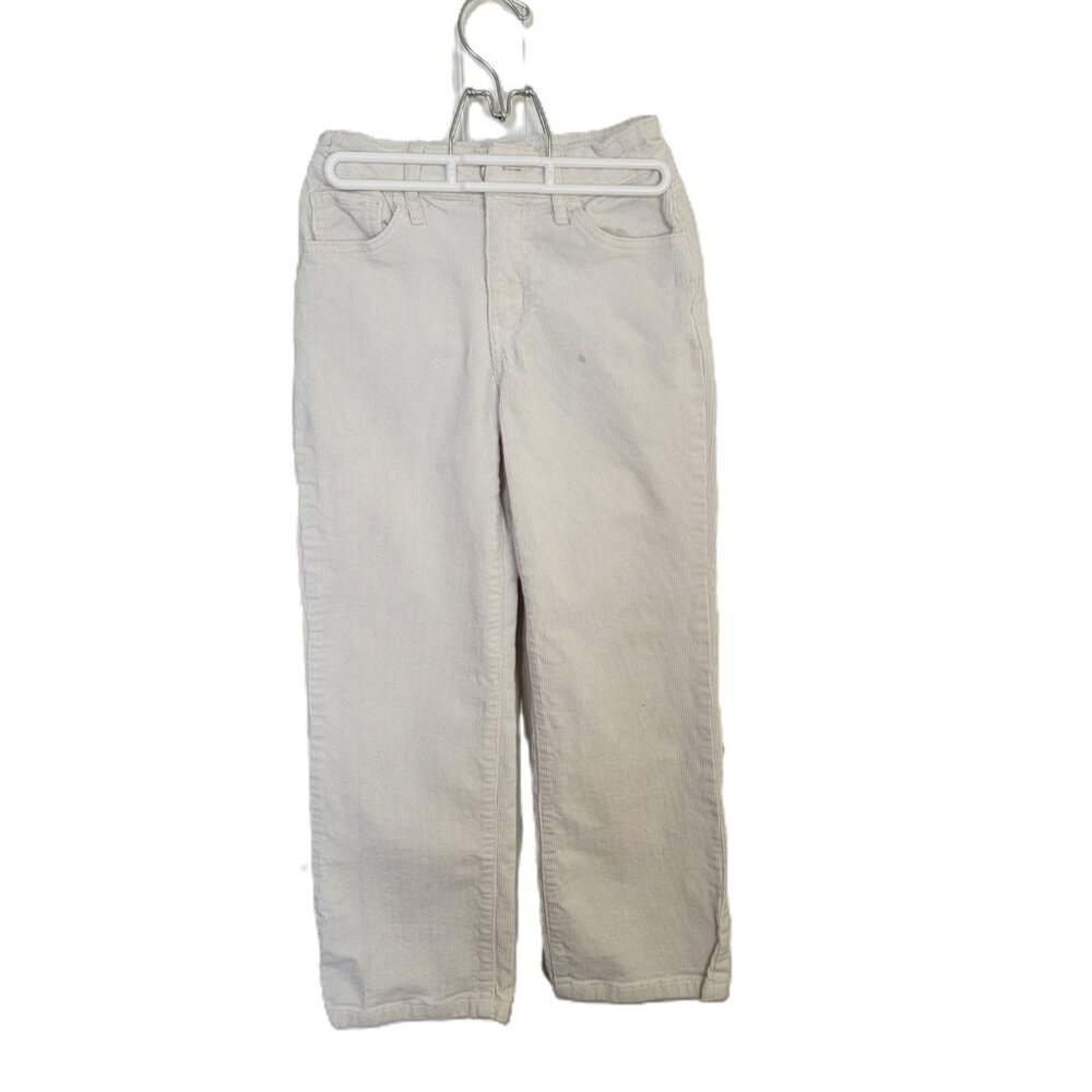 Art Class Girls Corduroy Jeans Cream Size 8 – Button Zip Closure + Pockets - Picture 2 of 13